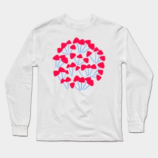 Red mushrooms Long Sleeve T-Shirt